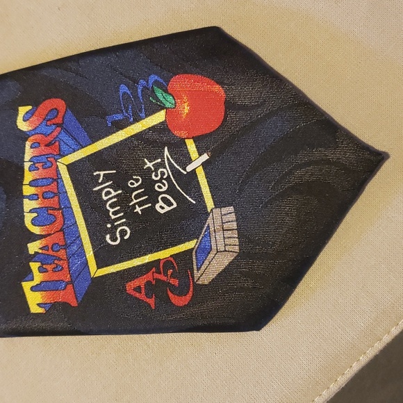 "Simply the Best" Teacher Tie - New - Picture 3 of 6